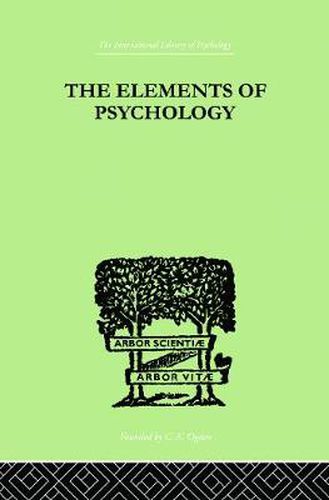 Cover image for The Elements Of Psychology