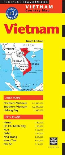 Cover image for Vietnam Travel Map Ninth Edition