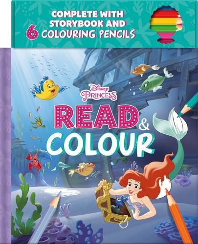 Cover image for Disney Princess Ariel: Read & Colour