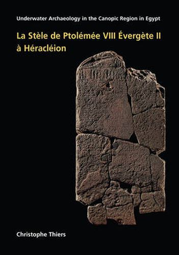 Cover image for La stele de Ptolemee VIII Evergete II a Heracleion