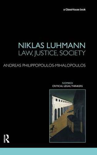 Cover image for Niklas Luhmann: Law, Justice, Society