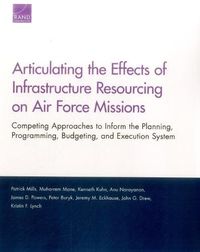 Cover image for Articulating the Effects of Infrastructure Resourcing on Air Force Missions: Competing Approaches to Inform the Planning, Programming, Budgeting, and Execution System