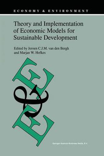 Cover image for Theory and Implementation of Economic Models for Sustainable Development