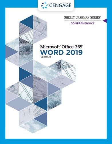 Cover image for Shelly Cashman Series (R) Microsoft (R) Office 365 (R) & Word 2019 Comprehensive