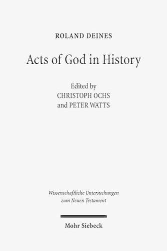 Cover image for Acts of God in History: Studies Towards Recovering a Theological Historiography