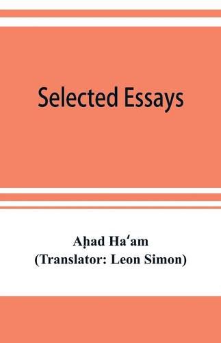 Cover image for Selected essays