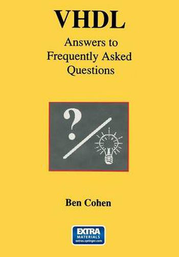 Cover image for VHDL Answers to Frequently Asked Questions