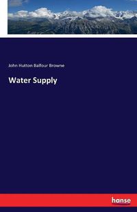 Cover image for Water Supply