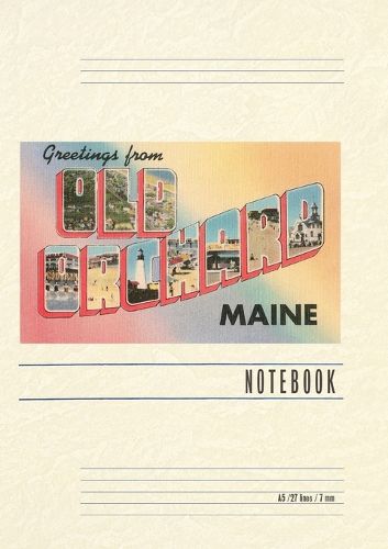 Cover image for Vintage Lined Notebook Greetings from Old Orchard