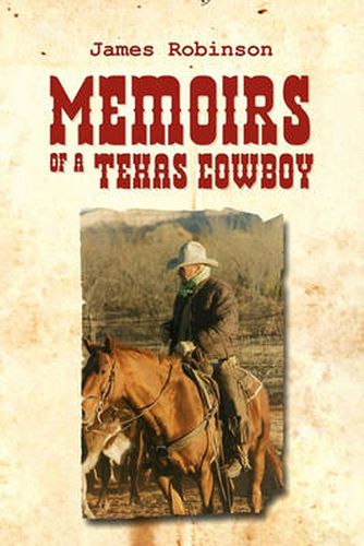 Cover image for Memoirs of a Texas Cowboy