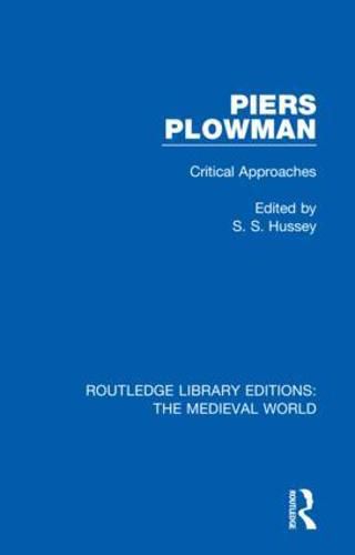 Cover image for Piers Plowman: Critical Approaches