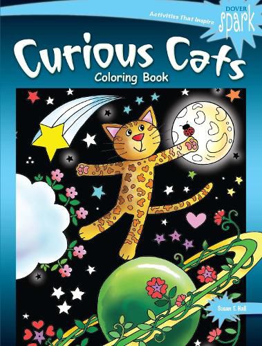 Cover image for SPARK Curious Cats Coloring Book