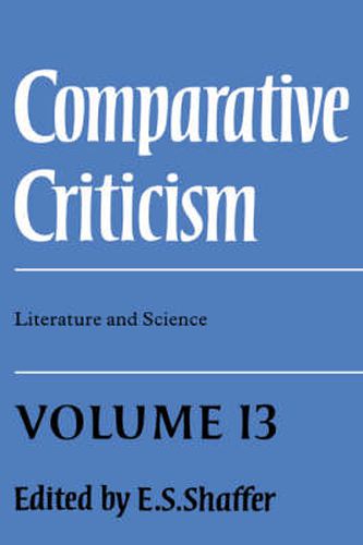 Cover image for Comparative Criticism: Volume 13, Literature and Science