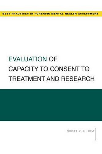 Cover image for Evaluation of Capacity to Consent to Treatment and Research