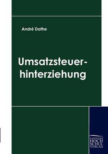 Cover image for Umsatzsteuerhinterziehung
