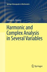 Cover image for Harmonic and Complex Analysis in Several Variables