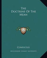 Cover image for The Doctrine of the Mean