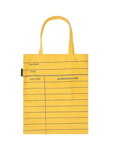 Library Card (Light Yellow) Tote Bag