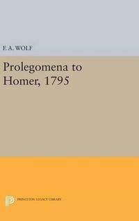 Cover image for Prolegomena to Homer, 1795