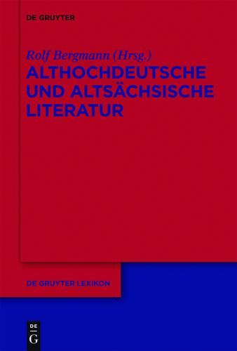 Cover image for Althochdeutsche Und Altsachsische Literatur