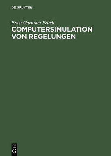 Cover image for Computersimulation von Regelungen