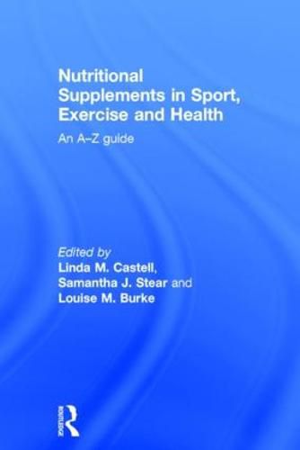 Cover image for Nutritional Supplements in Sport, Exercise and Health: An A-Z guide