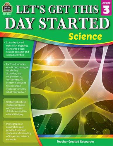 Cover image for Let's Get This Day Started: Science (Gr. 3)