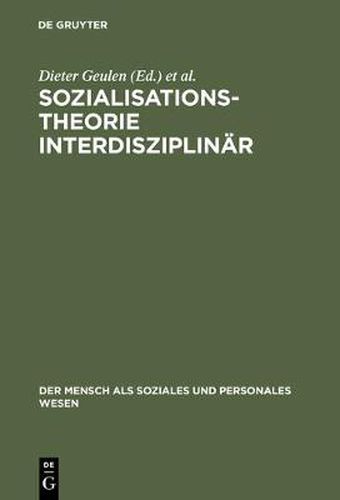 Cover image for Sozialisationstheorie interdisziplinar