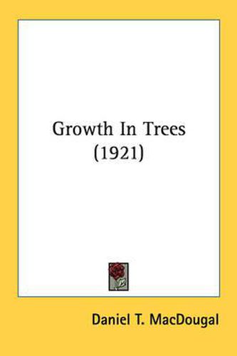 Growth in Trees (1921)