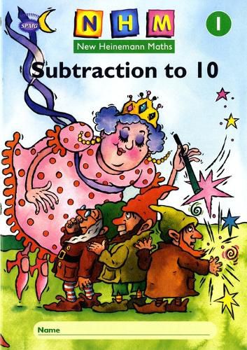 Cover image for New Heinemann Maths Yr1, Subtraction to 10 Activity Book (8 Pack)