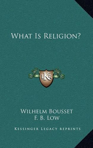 Cover image for What Is Religion?