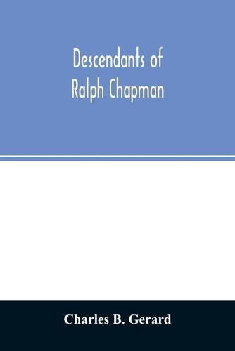 Cover image for Descendants of Ralph Chapman