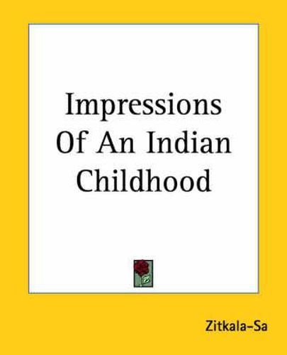 Cover image for Impressions Of An Indian Childhood