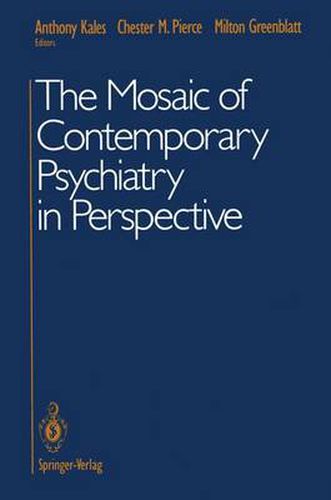 Cover image for The Mosaic of Contemporary Psychiatry in Perspective