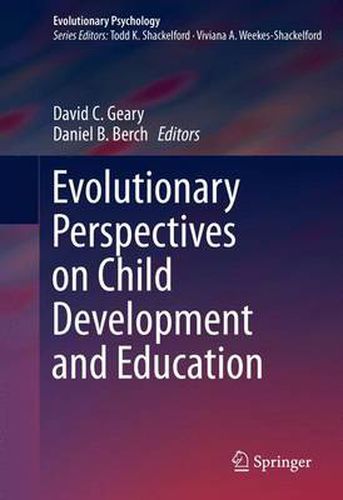 Cover image for Evolutionary Perspectives on Child Development and Education