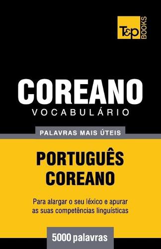 Cover image for Vocabulario Portugues-Coreano - 5000 palavras mais uteis