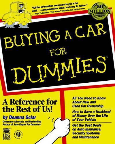 Cover image for Buying a Car For Dummies