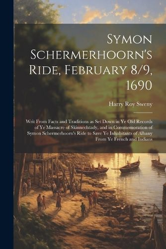 Cover image for Symon Schermerhoorn's Ride, February 8/9, 1690; Writ From Facts and Traditions as Set Down in Ye Old Records of Ye Massacre of Skinnechtady, and in Commemoration of Symon Schermerhoorn's Ride to Save Ye Inhabitants of Albany From Ye French and Indians