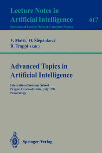 Cover image for Advanced Topics in Artificial Intelligence: International Summer School, Prague, Czechoslovakia, July 6-17, 1992. Proceedings