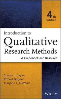 Cover image for Introduction to Qualitative Research Methods - A Guidebook and Resource 4e