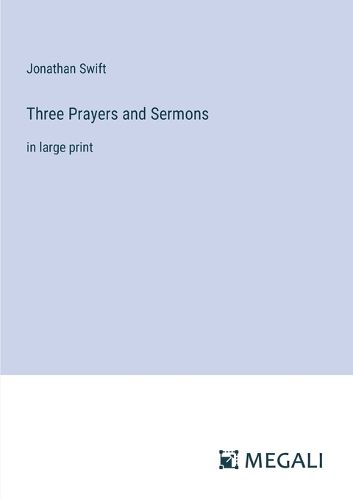 Cover image for Three Prayers and Sermons