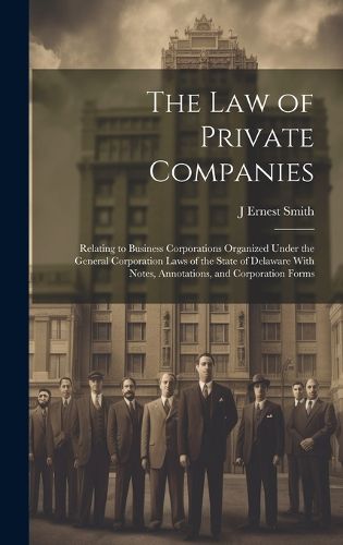 Cover image for The law of Private Companies