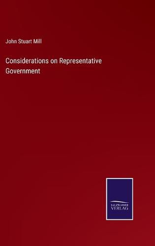Cover image for Considerations on Representative Government