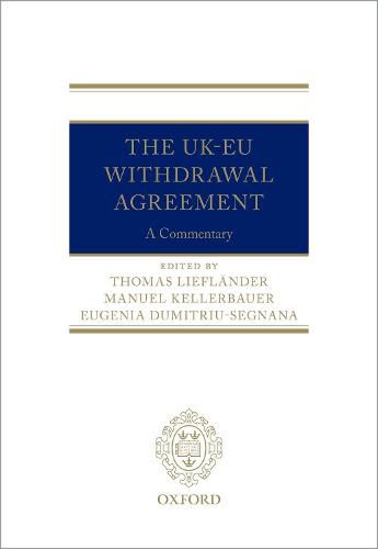 Cover image for The UK-EU Withdrawal Agreement: A Commentary