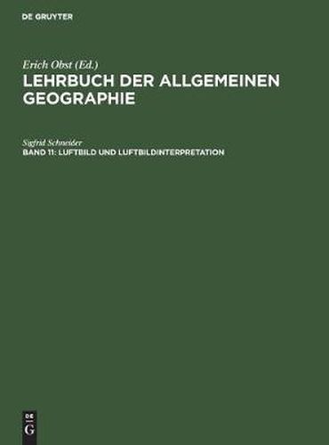 Cover image for Luftbild und Luftbildinterpretation