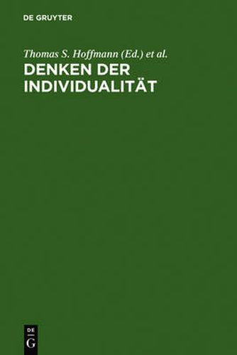 Denken der Individualitat: Festschrift fur Josef Simon zum 65.Geburstag im August 1995