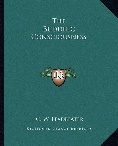 The Buddhic Consciousness