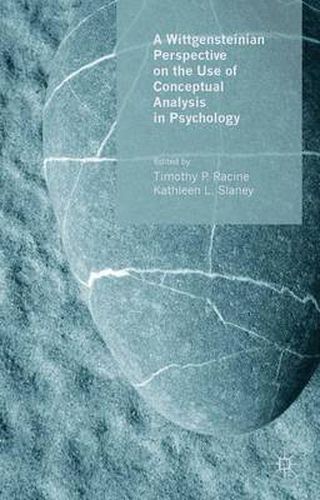 Cover image for A Wittgensteinian Perspective on the Use of Conceptual Analysis in Psychology