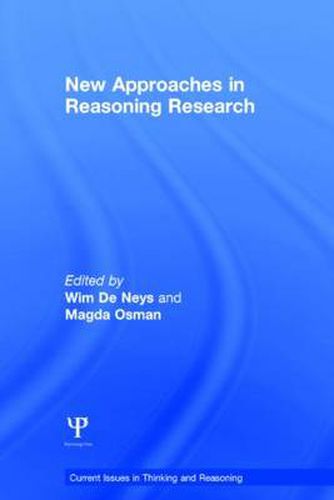 Cover image for New Approaches in Reasoning Research