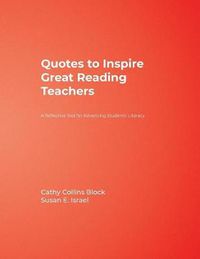 Cover image for Quotes to Inspire Great Reading Teachers: A Reflective Tool for Advancing Students' Literacy